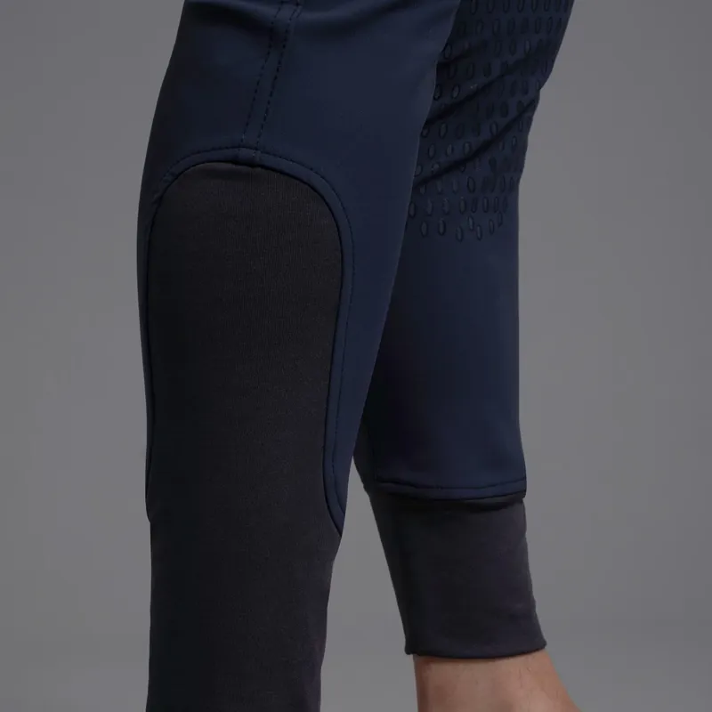 Premier Equine Barusso Mens Gel Knee Breeches - Navy-4